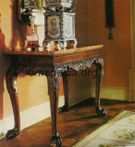 18th Century console table.