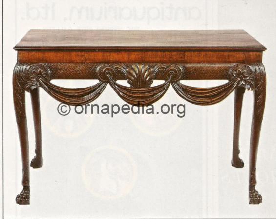 18th Century console table.