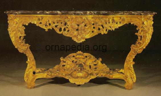 18th Century console table.