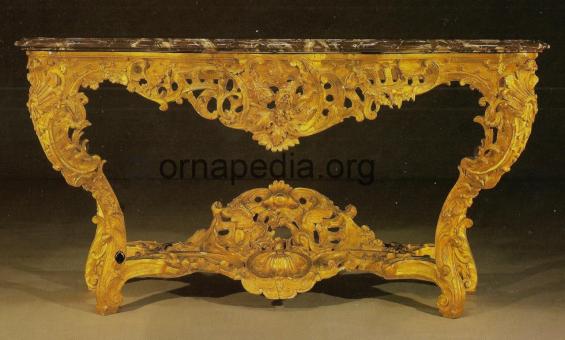 18th Century console table.