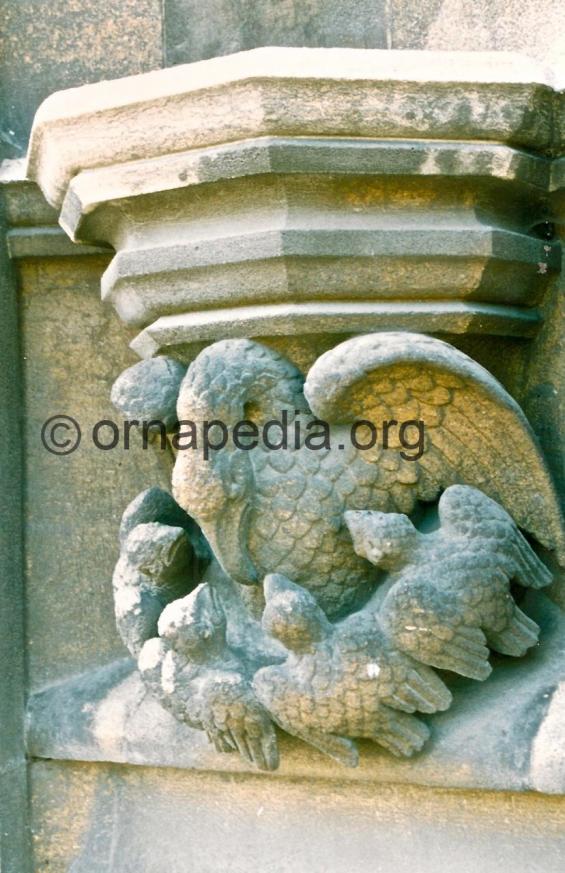  Stone carved corbel