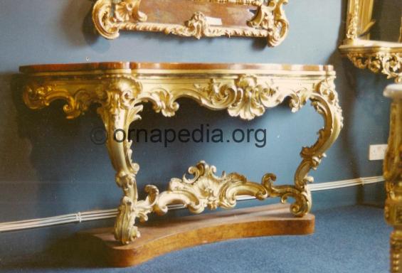 Console table.