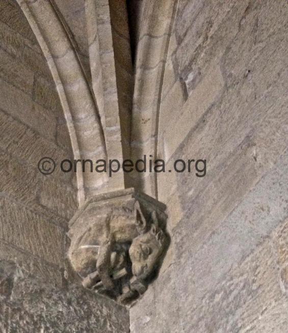 Mediaeval carved corbel