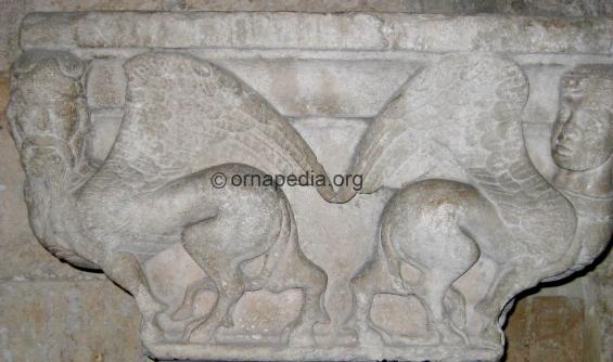 Romanesque winged beasts