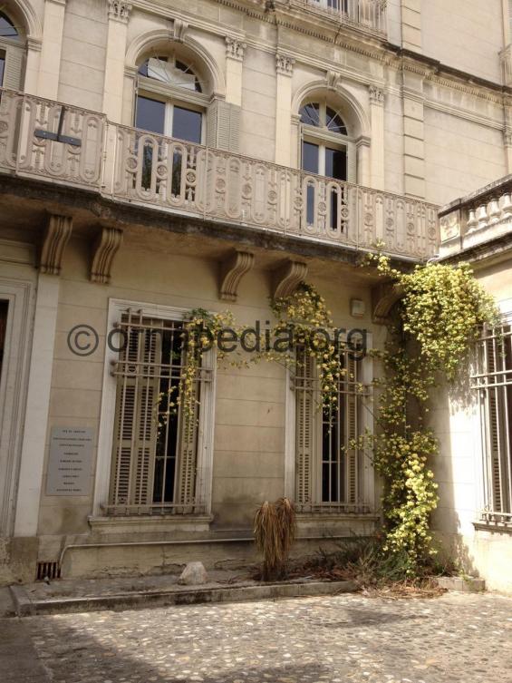 Stone carved facade 