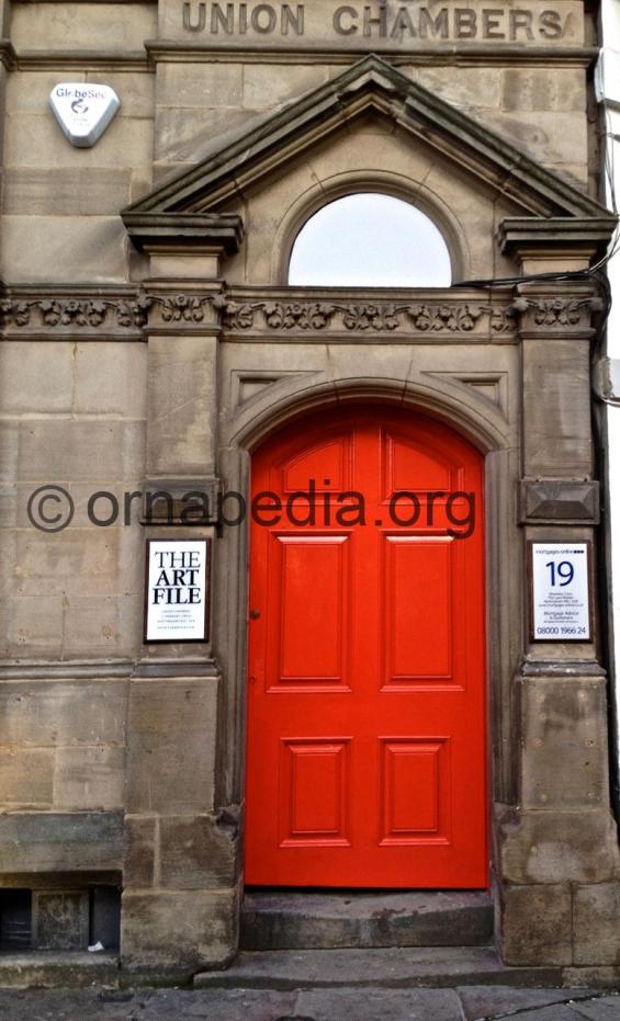  Stone carved pilaster