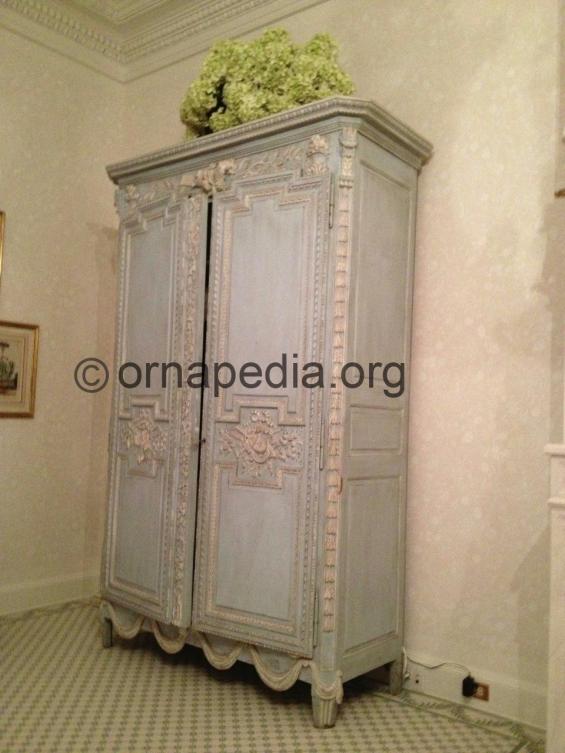  French painted armoire