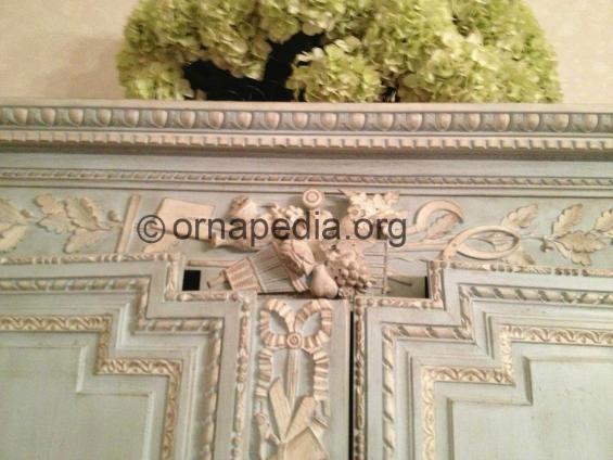 French painted armoire 