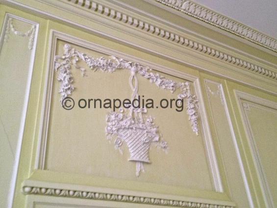 Cornice and panels