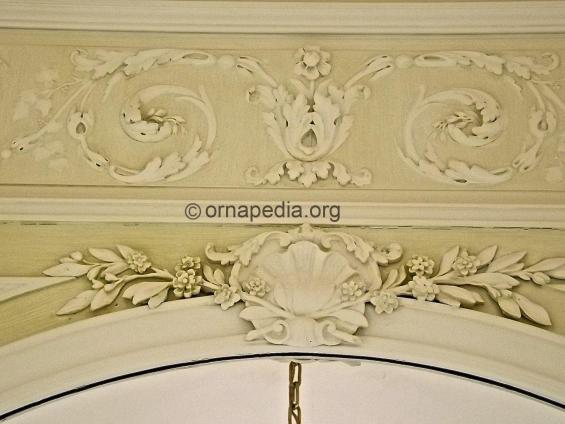 Panels and cornice