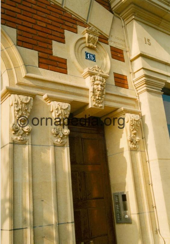 Stone carved corbels