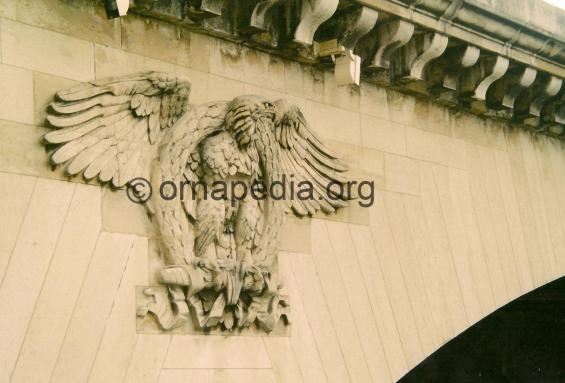  Stone carved eagle