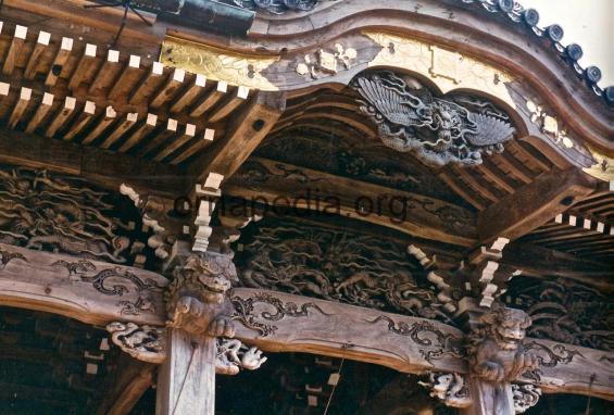 Japanese lion corbels 