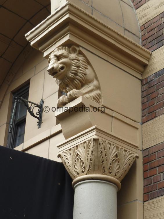 Capital with lion