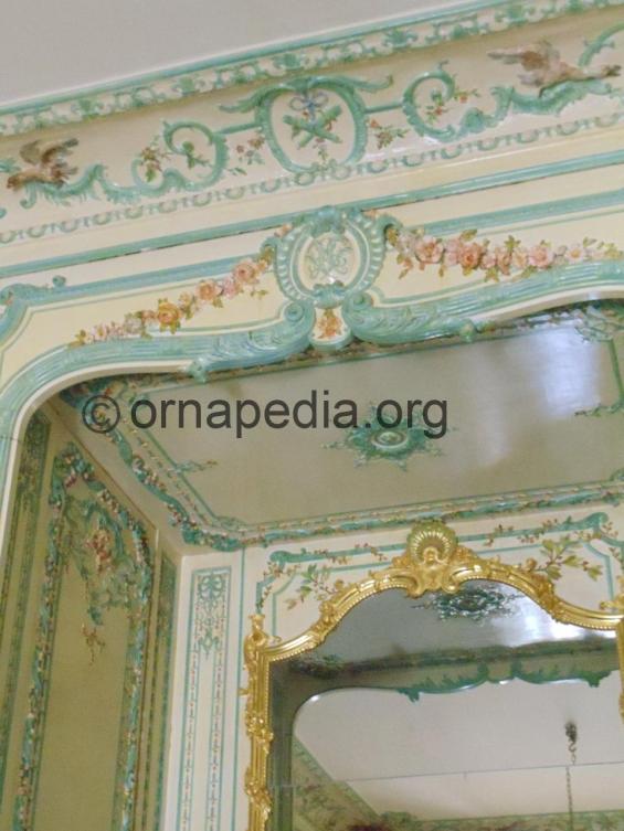 Versailles painted panel