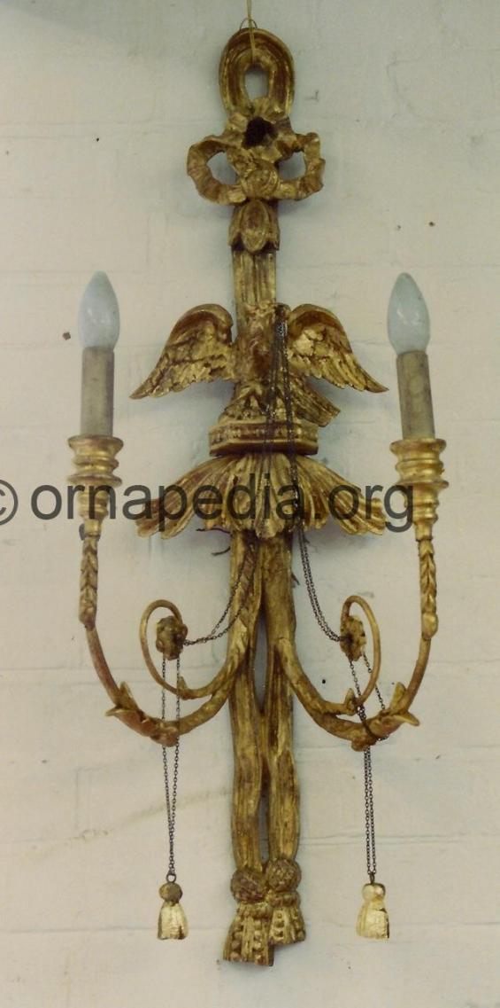 Gilt sconce