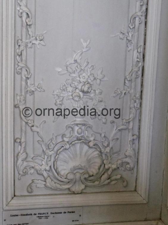 Versailles painted panel