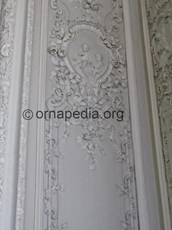 Versailles painted panel