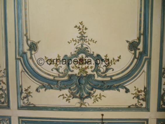 Versailles painted wall panel 