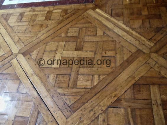 French wood parquet flooring.