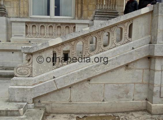 French exterior stairway.