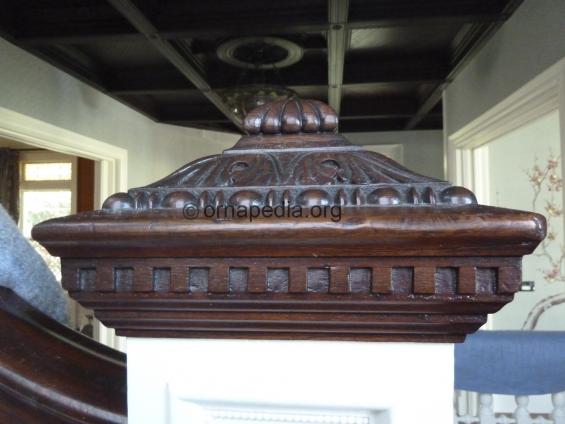 Carved newel 