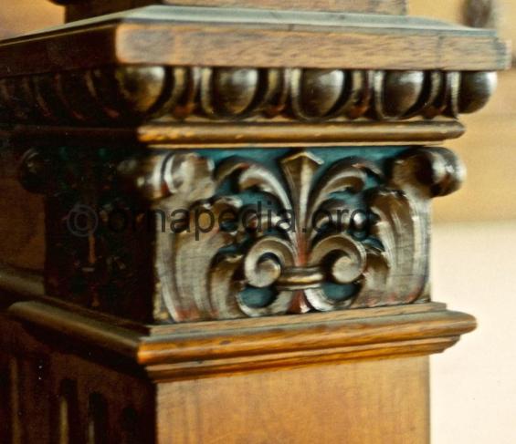 Carved newel